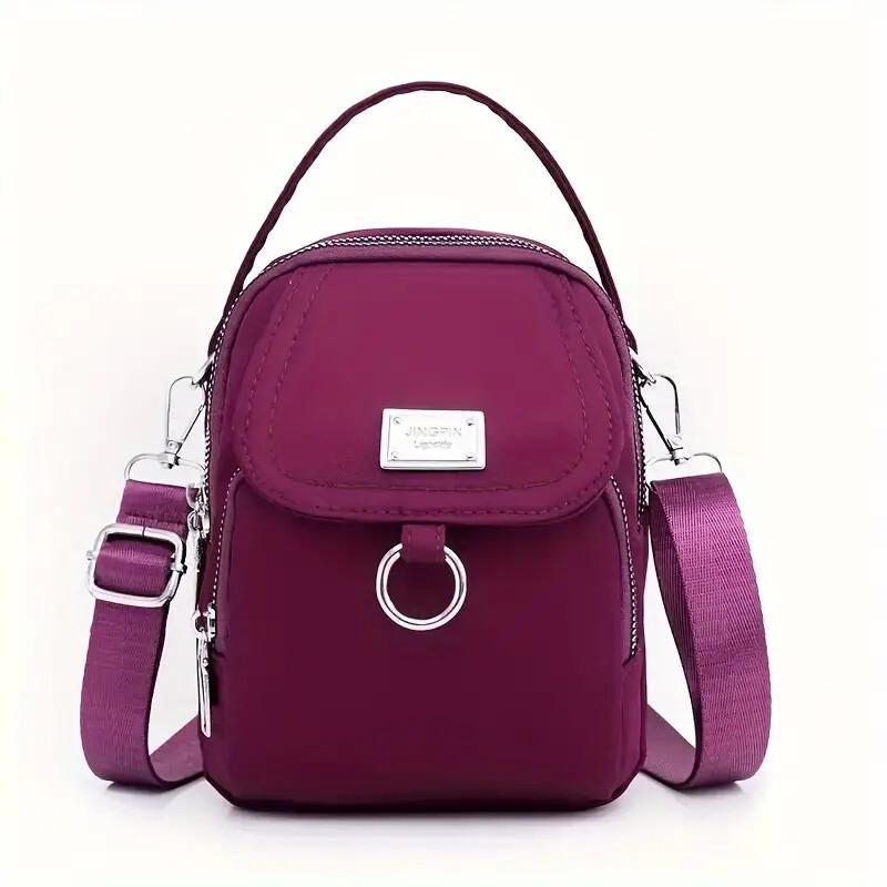 Waterproof Women Crossbody Bag Elegant Oxford Messenger Bags Simple For Work