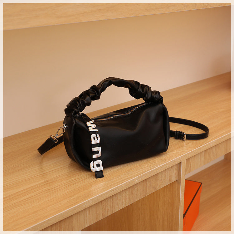 Women's New Shoulder Bag Fairy Student Underarm Bag Women's Pleated Handbag