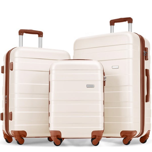 New Luggage Set With 3 ABS Hard Shells