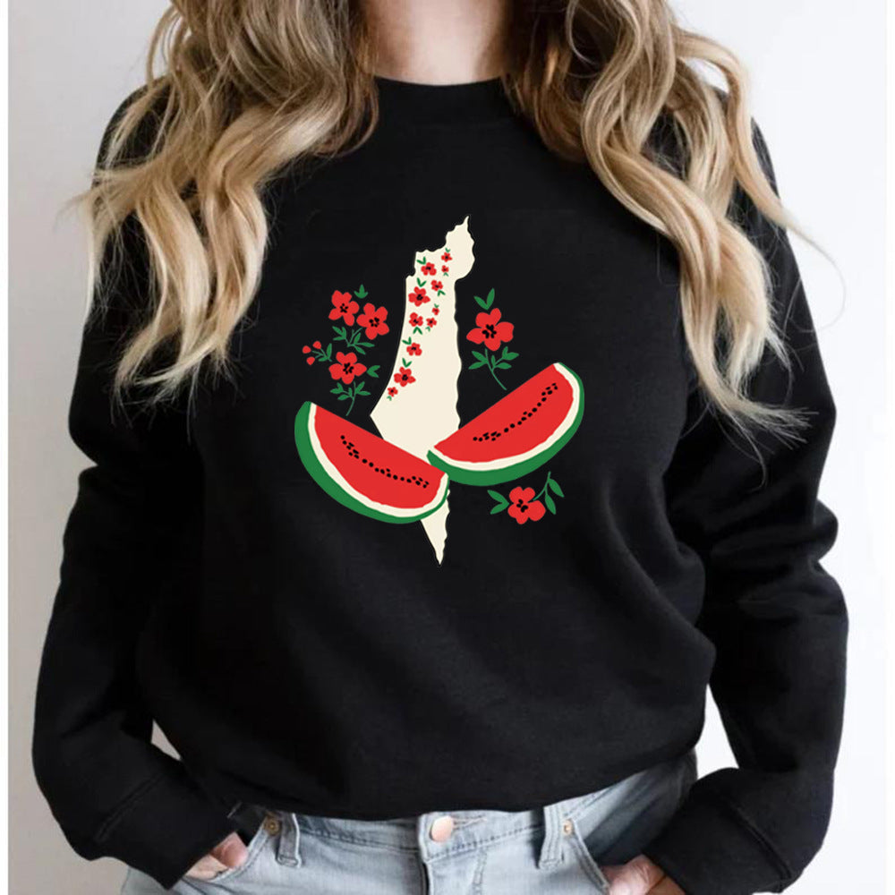 This Is Not A Watermelon Sweatshirts Funny Watermelon Women