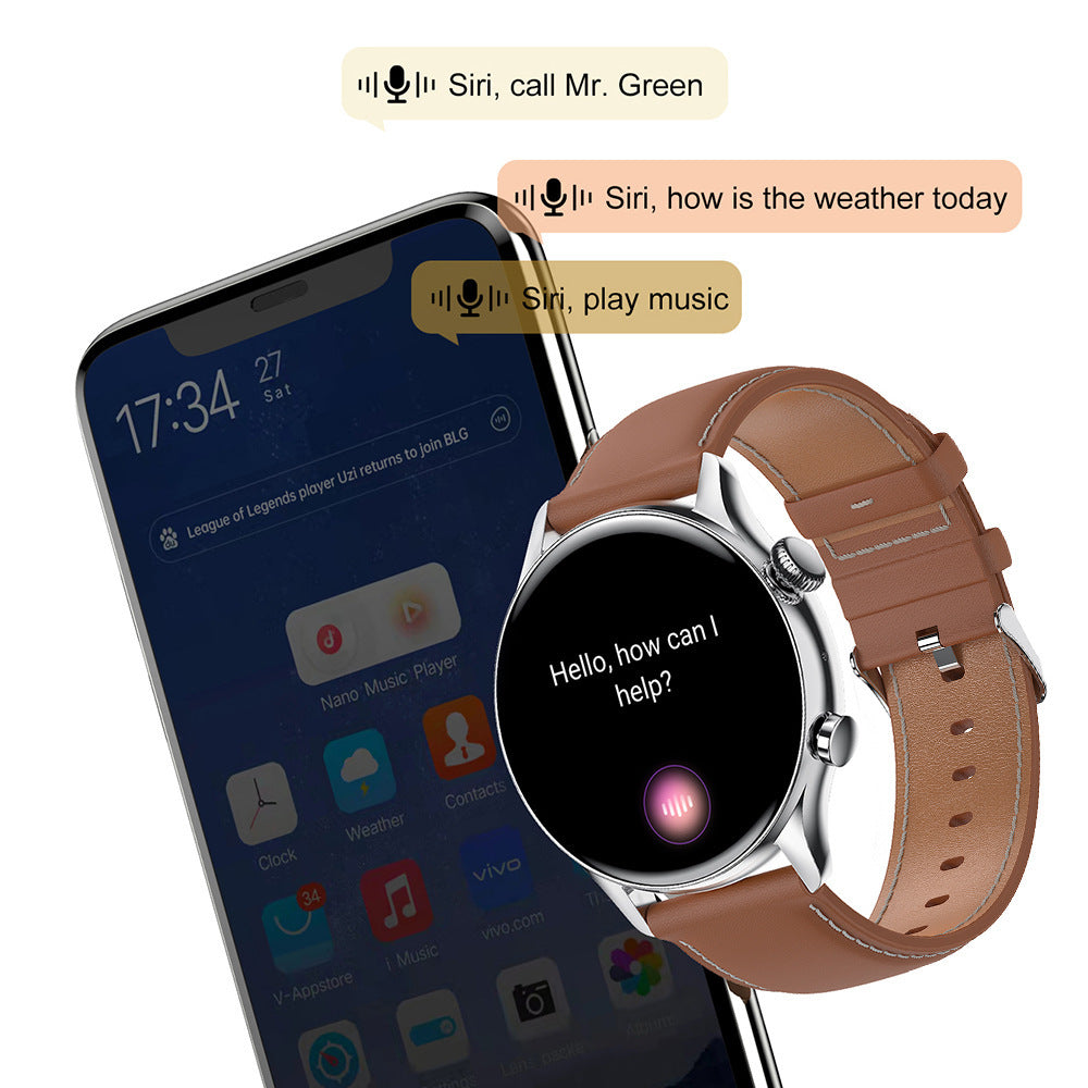 Voice Call Full Screen Smart Watch